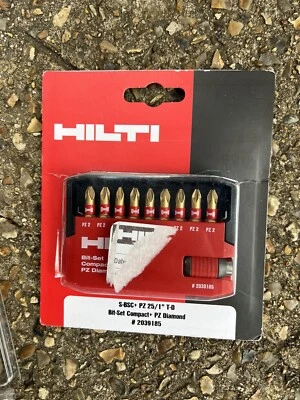 £69 • Buy Hilti Bit-set Pro+ Pz Diamond 2039185