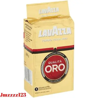 2x LAVAZZA QUALITA ORO Medium Roast Smooth Ground Coffee 500 GRAMS FREE POSTAGE • $39.95