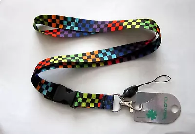 Unisex Multiple Colored Checkered Design 15  Lanyard ID Badge Holder-Brand New! • $25.68