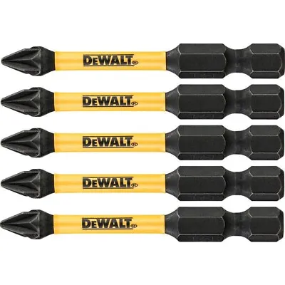 DeWALT Impact Driver Bits 5pcs PZ1 Pozi 1 EXTREME FlexTorq 50mm Fit Makita Bosch • £7.49