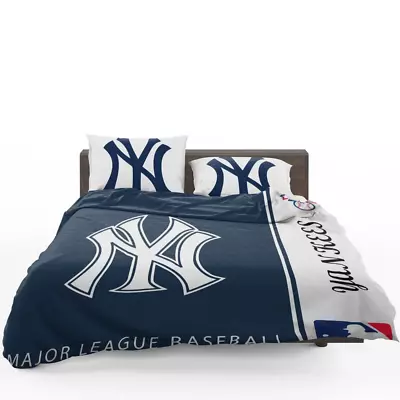New York Yankees MLB Baseball American League Quilt Duvet Cover Set • $54.99