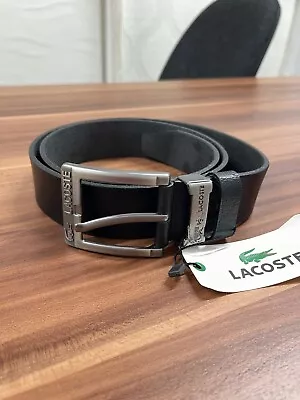 Black Lacoste Belt For Men Brand New 115cm/46inch • £75