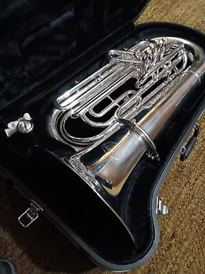 BBb 4 ValveTuba- Jupiter JCB 482 Nickle Silver Finish-GREAT CONDITION! • $3200