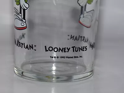 Vintage Set Of 2 - Marvin Martian & MJ Frog Looney Tunes 1993 Highball Glasses • $57.29