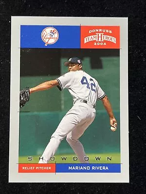 2004 Mariano Rivera Sn 29/50 Donruss Team Heroes Showdown Silver #285 • $0.99