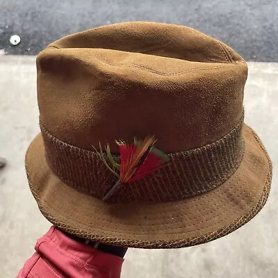 Vintage 1950's Richman Brothers Fedora Hat Size 7 3/8 • $49.99