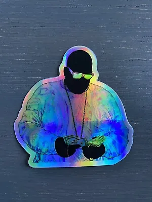 Notorious B.I.G Vinyl Sticker Get Money Holographic Brooklyn High Quality R.I.P • $3.49