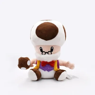Super Mario Bros. Toadsworth  Stuffed Animals Plush Doll 9 Inches Kids Toy • $14.99