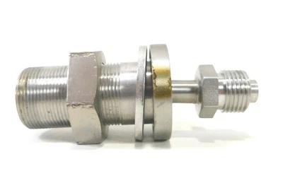 $85 • Buy High Vacuum Feedthrough Fluid Liquid Water Feedthrough 1 Inch Base Plate