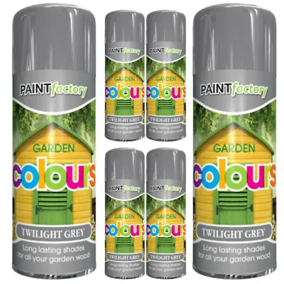 400ml Twilight Grey Spray Paint Aerosol Can Shades For Garden Projects – 2552 • £21.98