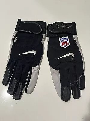 Charles Woodson Oakland Raiders Autographed Personalized Game Worn Gloves JSA • $1099.99