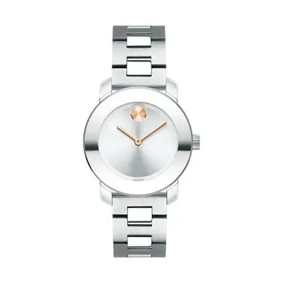 Movado Bold 3600433 Silver Dial Stainless Steel Women's Watch • $319.99