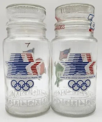 Pair Of Vintage 1980 Los Angeles Olympics M&M Candy Jar With Lid • $10.80