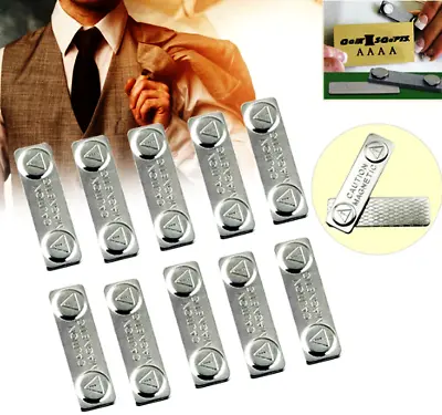 £41.95 • Buy Neodymium Magnets TAG HOLDERS For Clothes ~ MAGNETIC NAME BADGES ID Fasteners