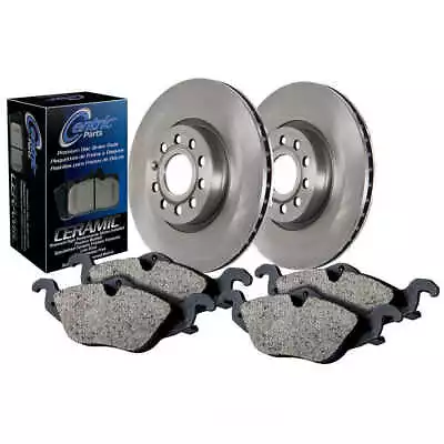 Disc Brake Pad And Rotor Kit Fits 1984-1989 Mercedes-Benz 190D 190E  CENTRIC PAR • $86.05