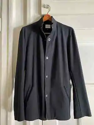 Armani Collection Men's Unlined Navy Jacket Stand/Nehru Collar 42 • $225