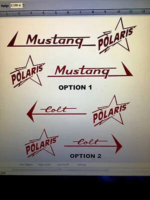 Vintage Polaris Mustang And Colt  Buy 1 Get 1 Free  • $15