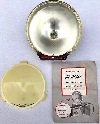 VINTAGE POLAROID FLASH CAMERA ATTACHMENT & DIFFUSER MODEL 281 For 200 Speed Film • $15