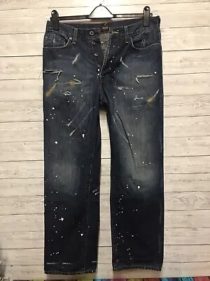 Von Dutch Men’s Vintage Distressed Made In USA Jeans Size W32 L31 RARE • $87.02