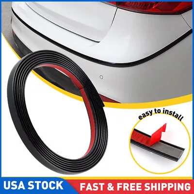 10ft Black Trim Molding Side Protector Strip Decoration Strip Car Body Door UK • $7.54