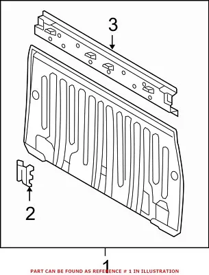 Genuine OEM Rear Truck Cab Back Panel For Toyota 641010C093 • $764.11