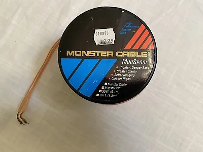 Monster Cable Monster XP MiniSpool - 2 Lengths On Spool - 10’8” And 9’ • $8.40