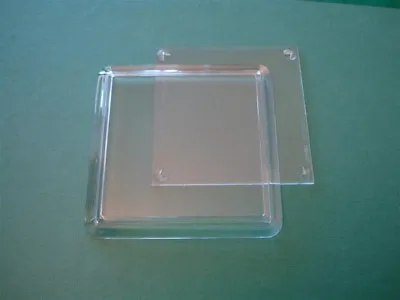 Fifty Acrylic Clear Square Coasters (extra Depth For Craft) - 80mm X 80mm Insert • £52