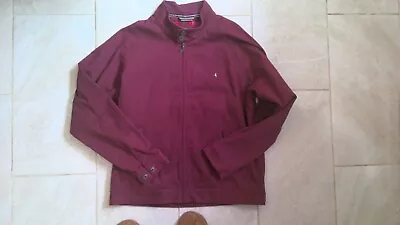 Gabicci Mens Harrington Jacket 2XL Burgundy • £45