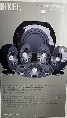 KEF 3000 Series Speakers And Subwoofer  • £299