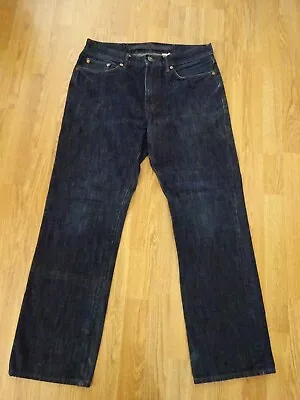 Men's MARTIN + OSA Jeans THIRTY-FOUR STRAIGHT Zip Fly Size 32 X 31 • $24.99