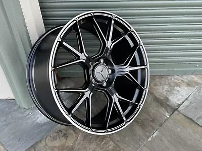 18  5x112 AMG STYLE BLACK RIMS WHEELS TIRES MERCEDES C300 C350 E350 CL550 CLS • $1699