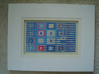 $1450 • Buy AGAM Original Color Agamograph  Gathering - Signed & Numbered 13/25 H.C.