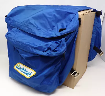 Vintage Hubbard Bicycle Cycling Saddle Bike Bags Blue • $39.99