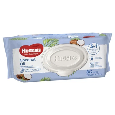 $5.44 • Buy Huggies Coconut Scented 80 Wipes