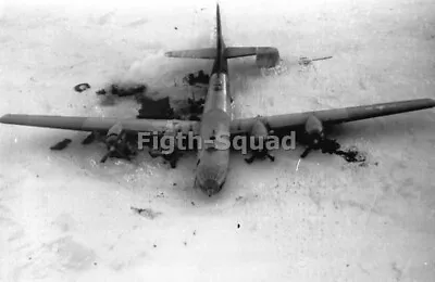 WW2 Picture Photo Superfortress B-29 Kee Bird After The Crash  5353 • $5.95