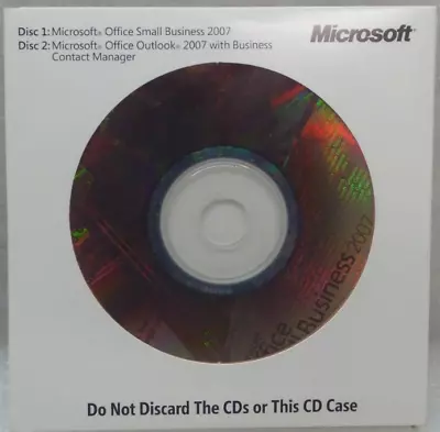 Microsoft Office Professional 2007 W/ Outlook 2007 Business Contact Manager • $40