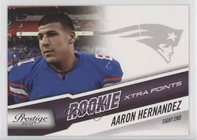 2010 Playoff Prestige Xtra Points Purple /50 Aaron Hernandez #201 Rookie RC • $44.24