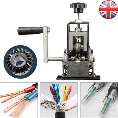 Manual Wire Stripping Machine Cables Scrap Recycle Alloy Steel Cable UK • £27.99