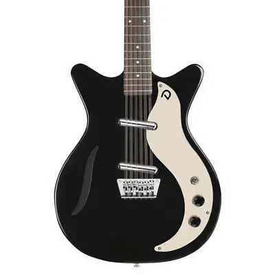Danelectro ‘59 Vintage 12-String Semi Hollow Electric Guitar In Black • $599