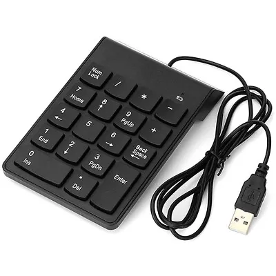 Mini Hand Keypad One Handed Gaming Keyboard Computer Numeric Pad • £9.49