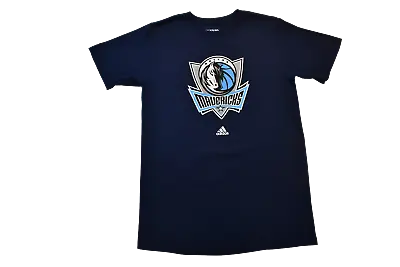 Adidas NBA Mens Dallas Mavericks Basketball Navy Blue Go-To-Tee Shirt New S-2XL • $9.99