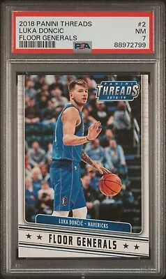 2018 Luka Doncic Rookie Floor Generals #2 - PSA Graded • $30