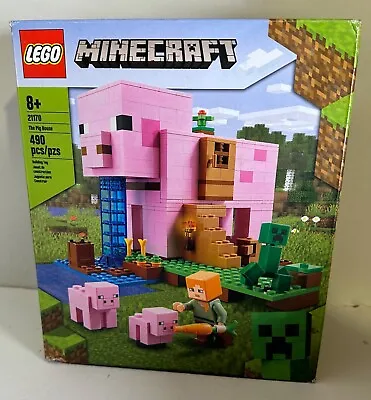 LEGO 21170 Minecraft The Pig House - Set W/instructions 3 Of 4 Bags Still Sealed • $22.50