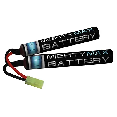 Mighty Max 9.6v 1600mAh NiMH Butterfly Airsoft Battery For Airsoft AEG Guns • $25.99