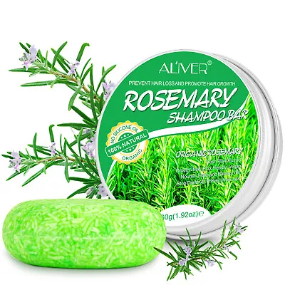 Rosemary Shampoo Bar Hair Growth Soap Anti Loss Treatment Natural Soap Organic • $15.90