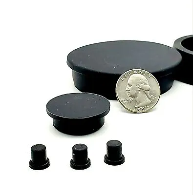 Silicon Rubber Hole Plugs Push In Compression Stem 7/32  To 3/4  Sealed Bumpers • $24.95
