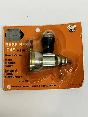 Vintage Control Line Model Airplane Engine NEW On Card Cox Baby Bee .049 • $10.50
