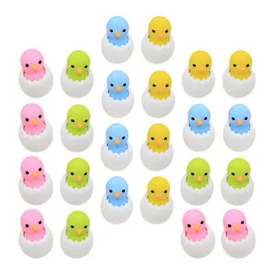 24Pcs Chick Shaped 3D Erasers For Kids Student Rewards • £14.38