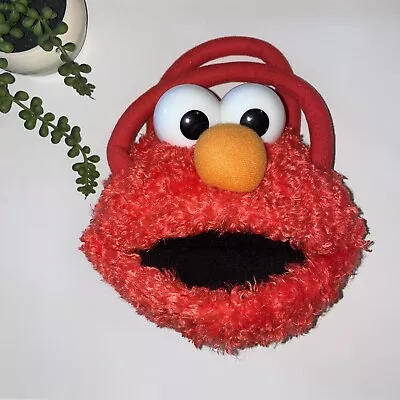 Elmo Plush Purse Bag Tote Mini Zipper Handbag Jim Henson Sesame Street Y2K 2003 • $19.99