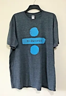 Ed Sheeran Divide Dark Grey & Blue T-Shirt Size XXL • £14.99